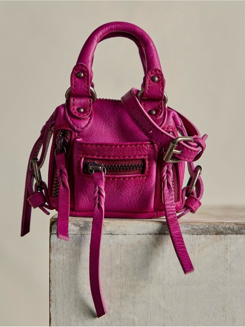 We The Free Micro Emerson Mini Bag~ Fuchsia